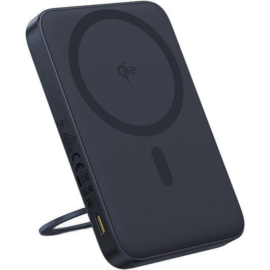 Bezdrátová externí baterie Baseus PicoGo, 5000mAh, 20W, PD + FQI, 1 x QI - 1 x USB-C, Černá P10076802123-00