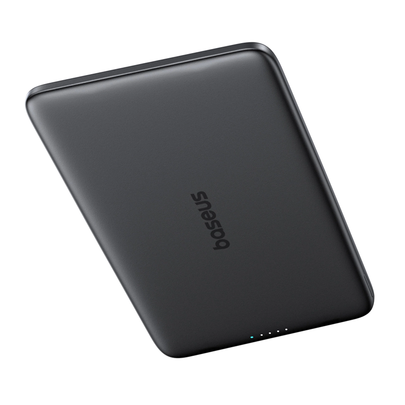 Bezdrátová externí baterie Baseus PicoGo AM41, 5000mAh, 20W, PD + FQI, 1 x QI - 1 x USB-C, Černá