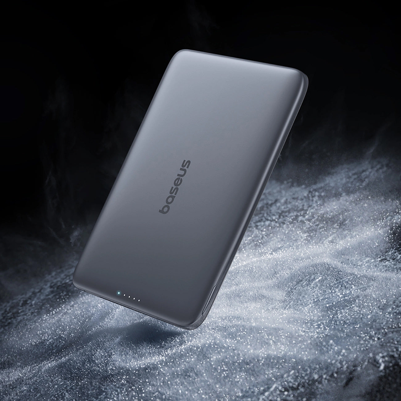 Bezdrátová externí baterie Baseus PicoGo AM41, 5000mAh, 20W, PD + FQI, 1 x QI - 1 x USB-C, šedá P1007680C813-00