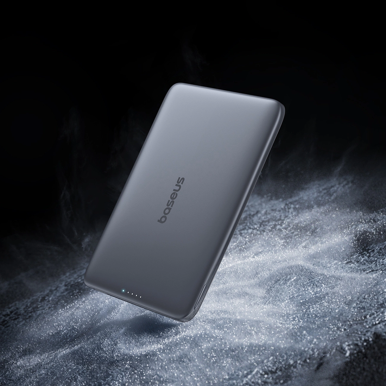 Bezdrátová externí baterie Baseus PicoGo AM41, 5000mAh, 20W, PD + FQI, 1 x QI - 1 x USB-C, Černá