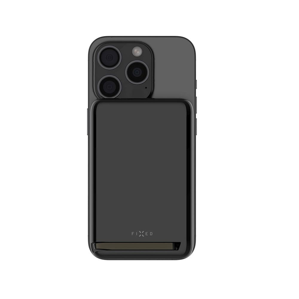 Externí bezdrátová baterie Fixed MagZen 10 Pro, 10000mAh, 30W, PD + FQI, 1 x QI - 1 x USB-C, černá