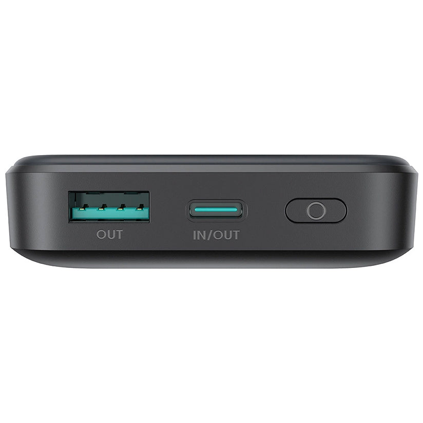 Bezdrátová externí baterie Joyroom JR-W020, 10000mAh, 20W, QC + PD + FQI, 1 x QI - 1 x USB-A - 1 x USB-C, Černá