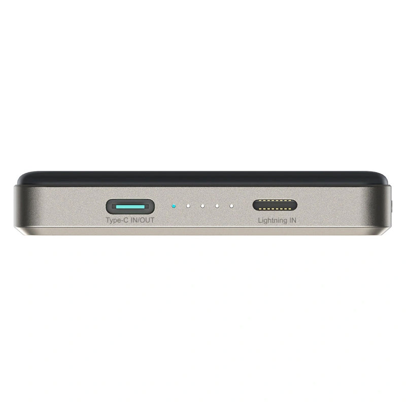 Bezdrátová externí baterie Joyroom JR-PBM08 Pro, 10000mAh, 22,5W, PD + FQI, 1 x QI - 2 x USB-C, Béžová