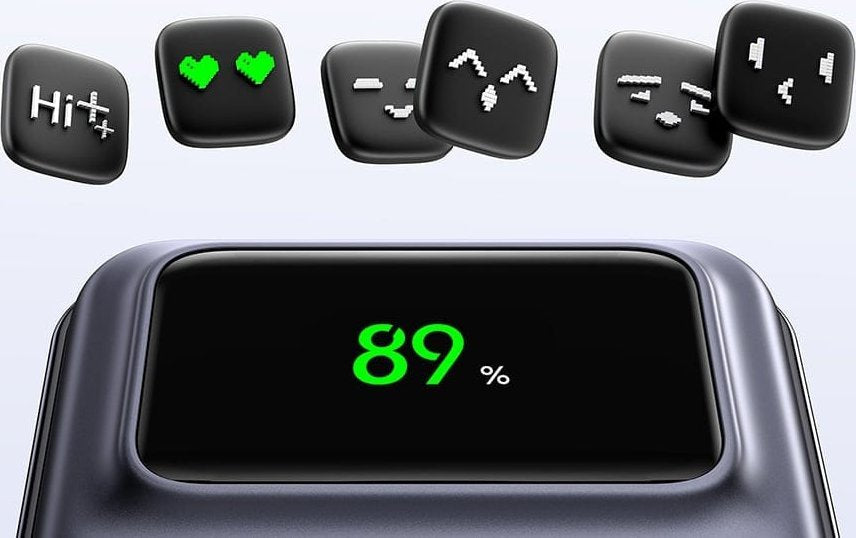 Externí bezdrátová baterie UGREEN PB571 Uno, 5000mAh, 20W, PD + FQI, 1 x QI - 1 x USB-C, šedá