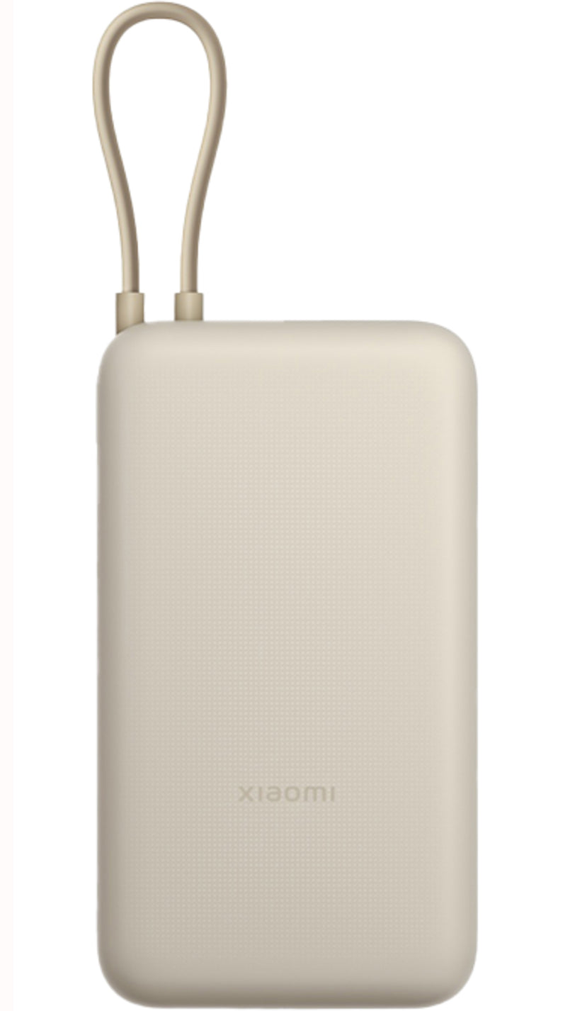 Externí baterie Xiaomi, 20000mAh, 33W, QC + PD, 1 x USB-A - 2 x USB-C, Béžová BHR8851GL