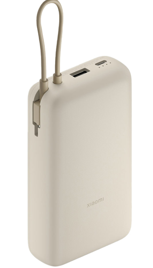 Externí baterie Xiaomi, 20000mAh, 33W, QC + PD, 1 x USB-A - 2 x USB-C, Béžová BHR8851GL
