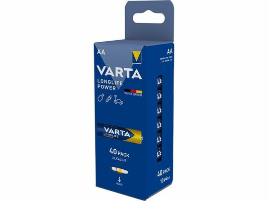 Baterie Varta Longlife Power 4906, AA / LR6, sada 40 kusů