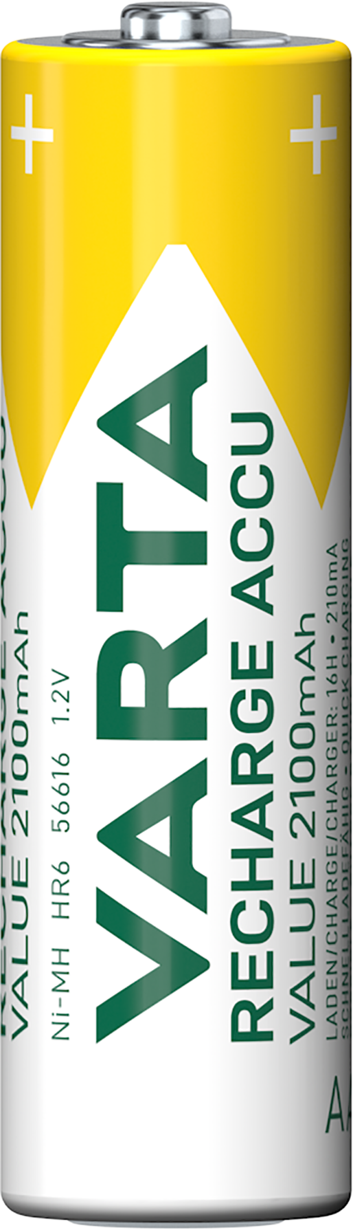 Nabíjecí baterie Varta Professional, AA / HR6, 2100mAh, sada 4 kusů