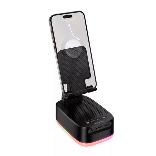Bluetooth reproduktor Borofone BR200 Marea 2v1, 5W, TWS, RGB, černý