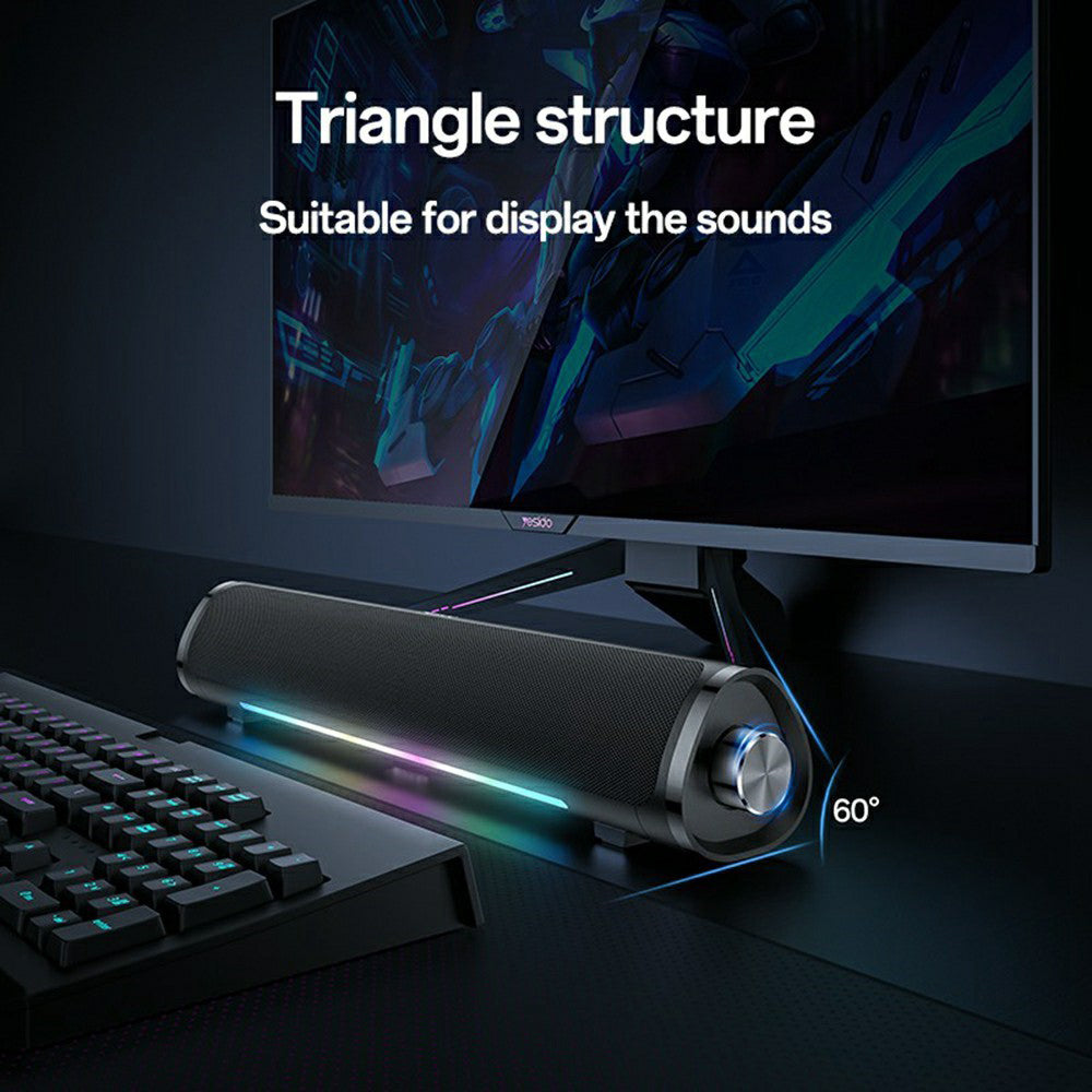 Bluetooth reproduktor Yesido YSW27, 10W, RGB, Černá