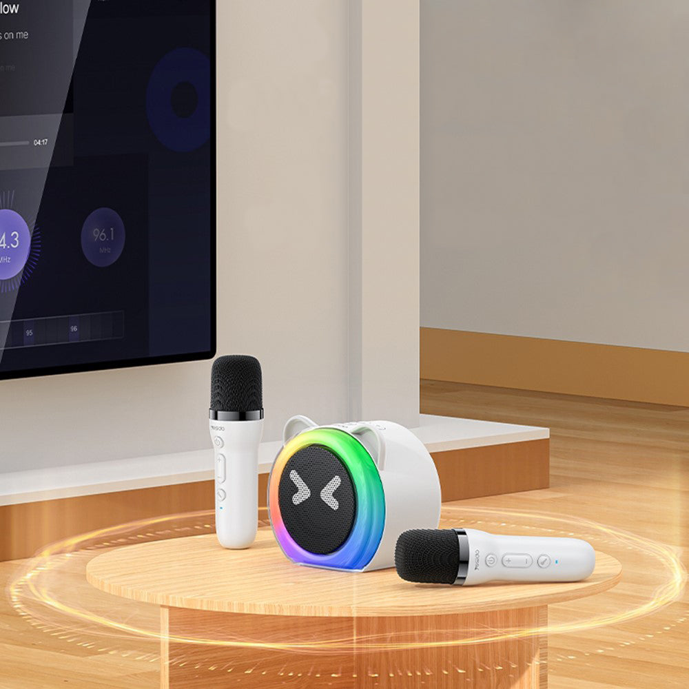 Bluetooth reproduktor Yesido YSW36 Kids, 5W, Karaoke, Bílá
