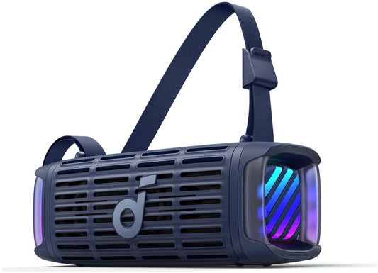 Přenosný Bluetooth reproduktor Anker SoundCore Boom 3i, 50W, RGB, vodotěsný, modrý D5100030