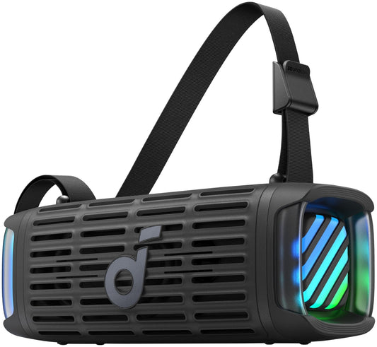 Přenosný Bluetooth reproduktor Anker SoundCore Boom 3i, 50W, RGB, vodotěsný, černý D5100010