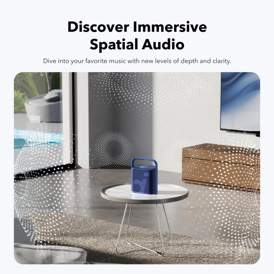 Přenosný Bluetooth reproduktor Anker SoundCore Motion X500, 40W, Vodotěsný, Růžový A3131051