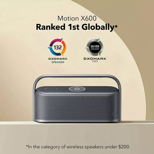 Přenosný reproduktor Bluetooth Anker SoundCore Motion X600, 50 W, vodotěsný, černý A3130011