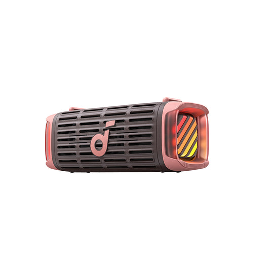 Přenosný Bluetooth reproduktor Anker SoundCore Boom 3i, 50W, RGB, vodotěsný, hnědo-růžový D5100080