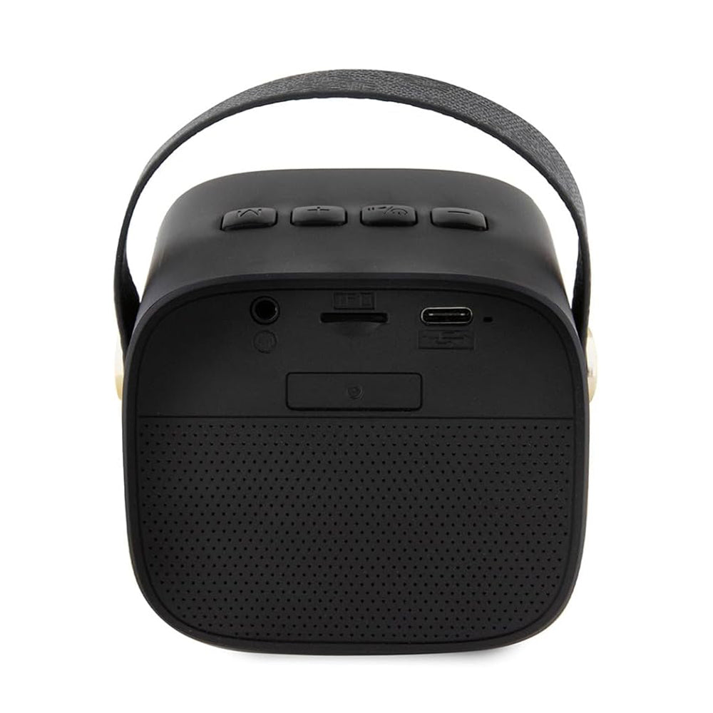 Přenosný Bluetooth reproduktor Guess 4G Script Logo, 5W, černý