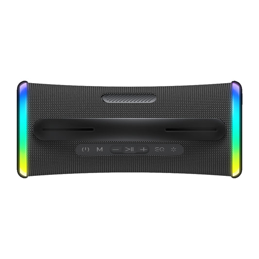 Přenosný Bluetooth reproduktor HAVIT SK834BT, 2 x 5W, RGB, vodotěsný, černý