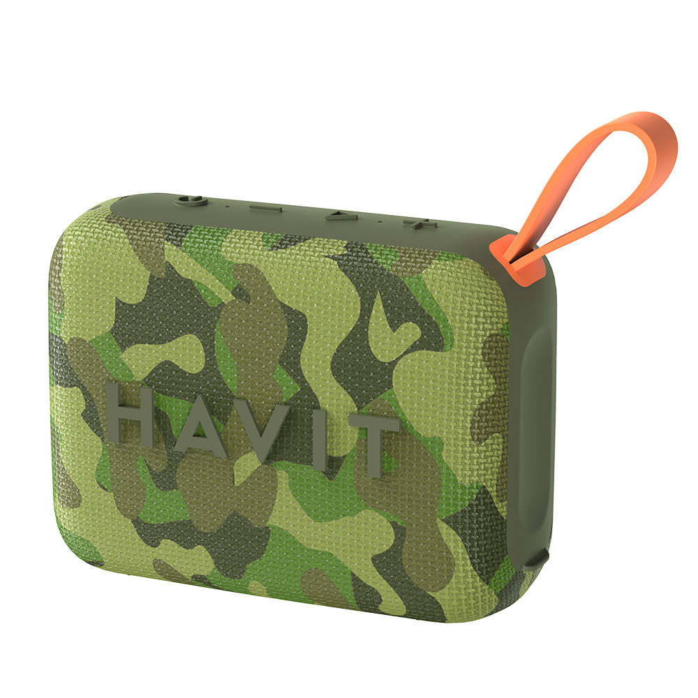 Přenosný Bluetooth reproduktor HAVIT SK874BT, 8W, Voděodolný, Maskovací vzor