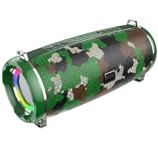 Přenosný Bluetooth reproduktor HOCO HC2, 2 x 5W, TWS, RGB, Camouflage