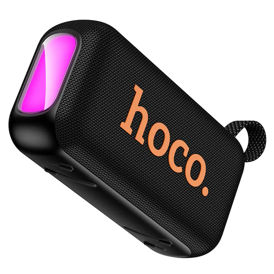 Přenosný Bluetooth reproduktor HOCO HC32, 2 x 10W, TWS, RGB, černý