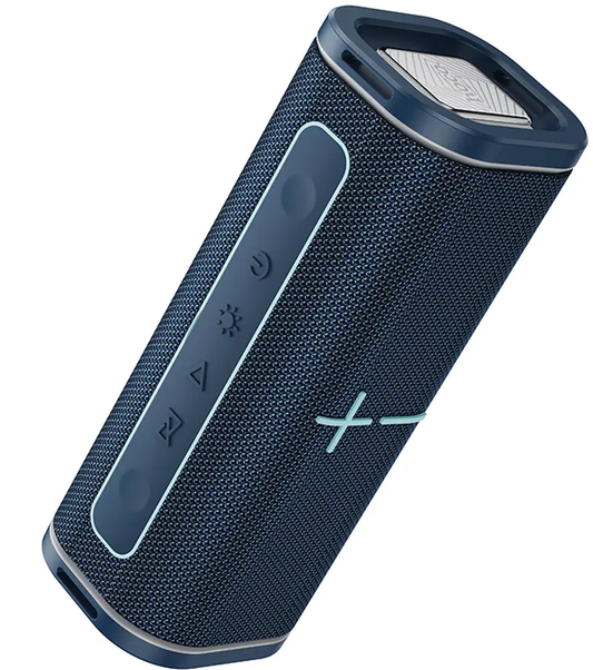 Přenosný Bluetooth reproduktor HOCO HC51, 30W, TWS, RGB, modrý