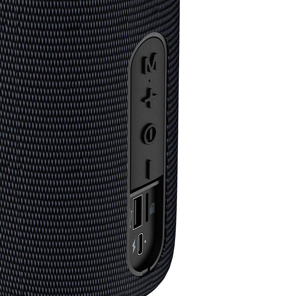 Přenosný Bluetooth reproduktor McDodo BS-1410, 2 x 5W, RGB, voděodolný, černý