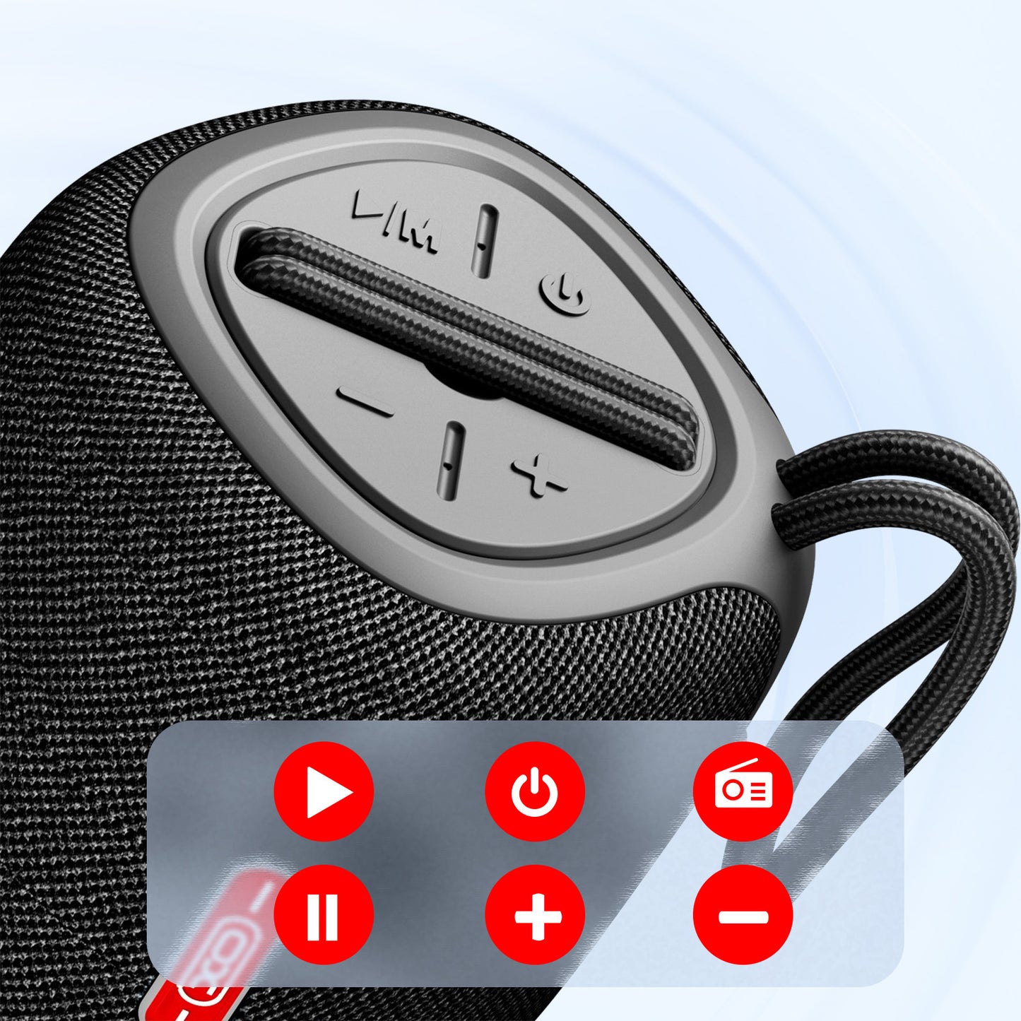 Přenosný Bluetooth reproduktor XO Design F38, 5W, černý