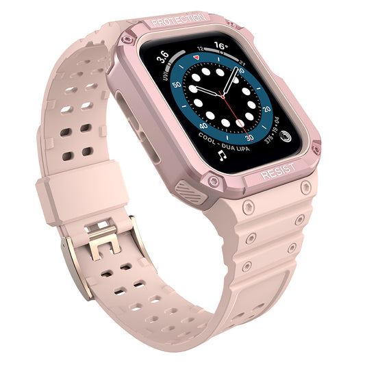 OEM pancéřované pouzdro pro Apple Watch řady 41 mm / 40 mm / 38 mm, růžové