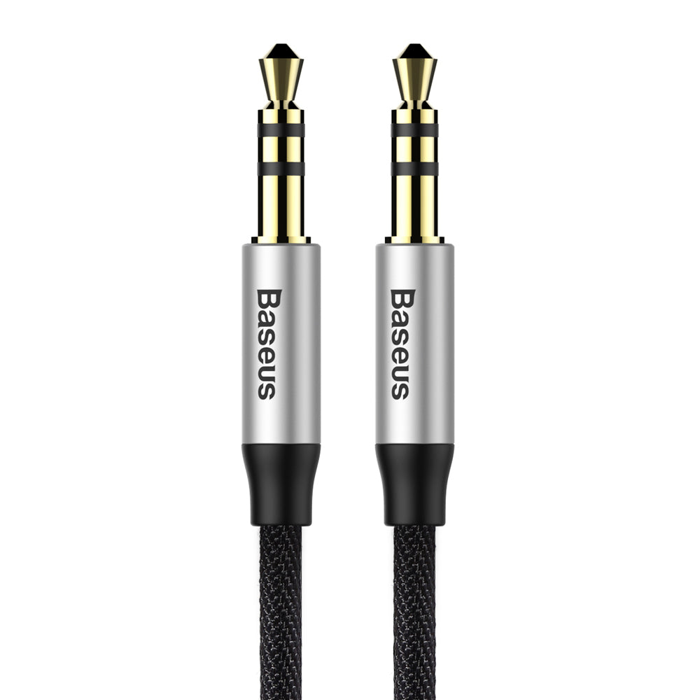 Audio kabel 3.5mm - 3.5mm Baseus Yiven M30, 1.5m, Černý CAM30-CS1