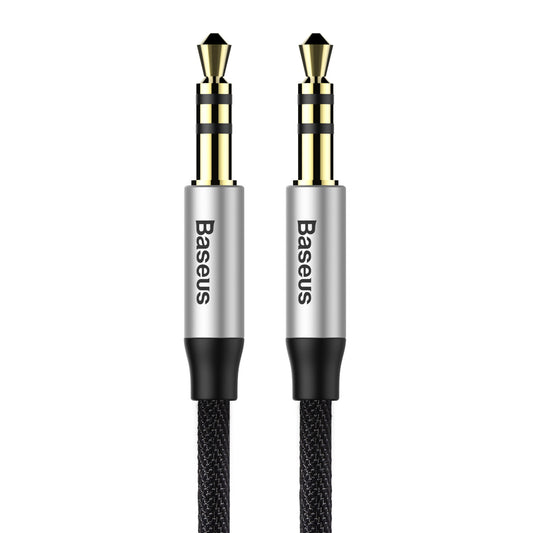 Audio kabel 3,5 mm - 3,5 mm Baseus Yiven M30, 1,5 m, černý