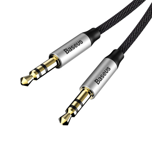 Audio kabel 3,5 mm - 3,5 mm Baseus Yiven M30, 1,5 m, černý