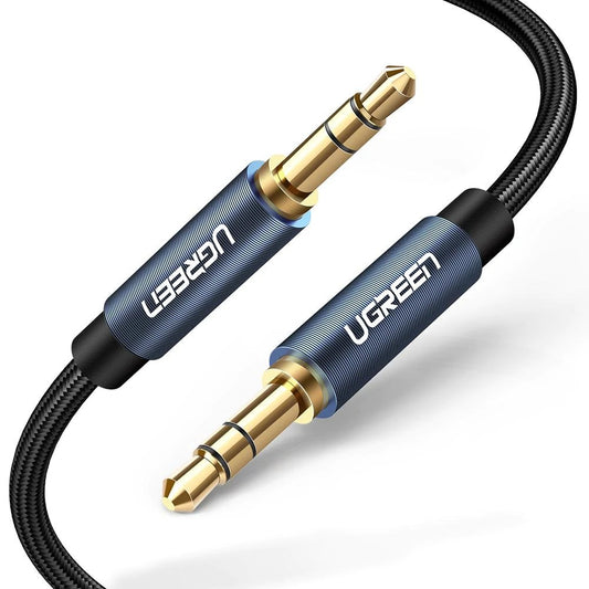 Audio kabel 3,5 mm - 3,5 mm UGREEN AV122 Mini, 2 m, modrý