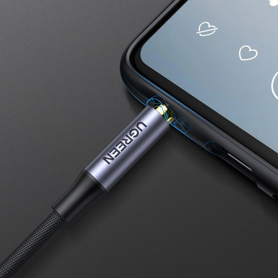 Audio kabel 3,5 mm - 3,5 mm UGREEN AV183, 1,5 m, černý