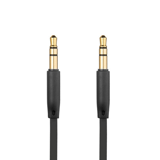 Audio kabel 3.5mm - 3.5mm Fixed, 1m, Černý