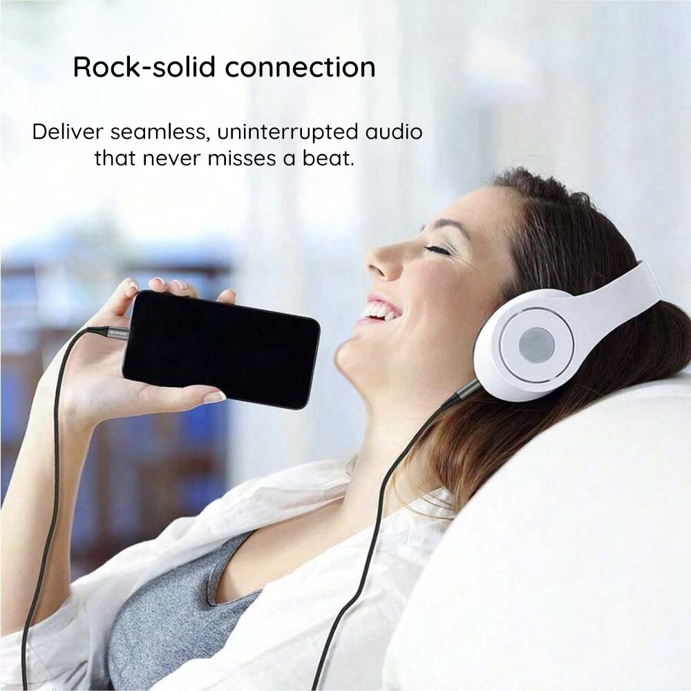 Audio kabel Lightning - 3.5mm Techsuit AC17 NexaSound, 1m, šedý