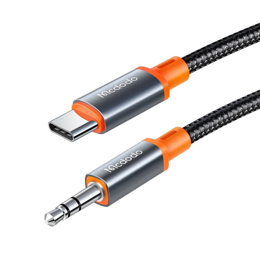 Audio kabel USB-C - 3.5mm McDodo CA-0820 Castle, 1.2m, Černý