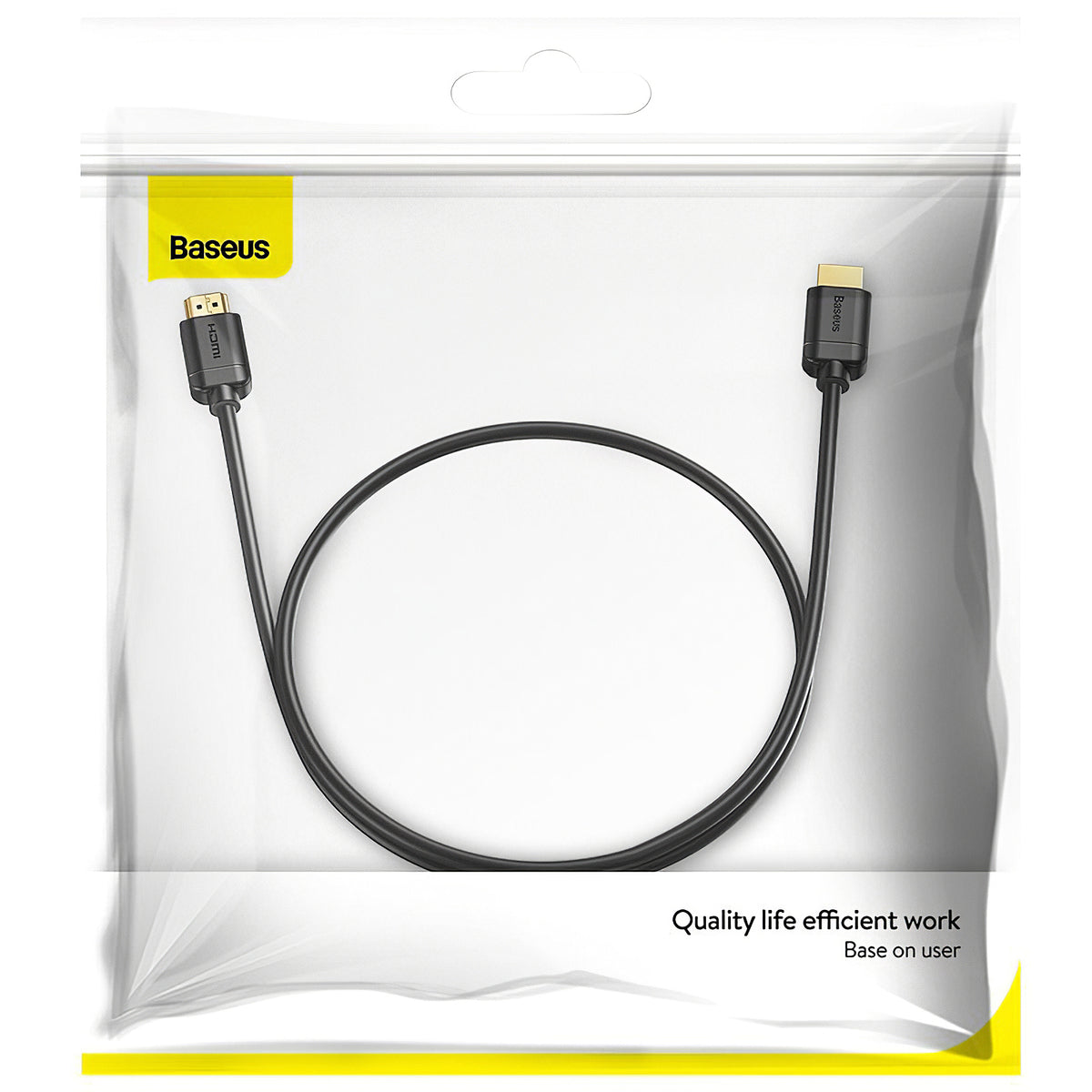 Video kabel Baseus, HDMI - HDMI, 4K, 2m, černý CAKGQ-B01