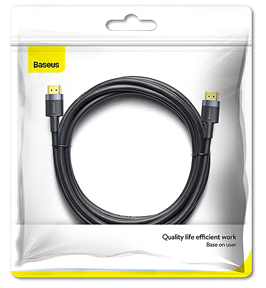 Video kabel Baseus Cafule, HDMI - HDMI, 4K, 1m, černý CADKLF-E01