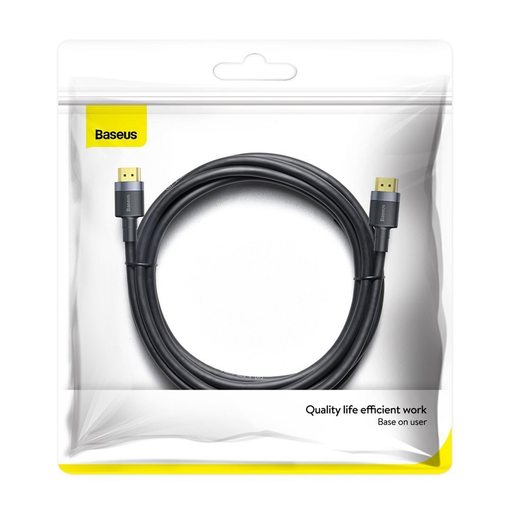 Video kabel Baseus Cafule, HDMI - HDMI, 4K, 3m, Černý CADKLF-G01