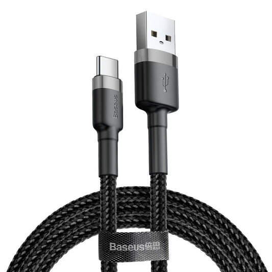 Datový a nabíjecí kabel USB-A na USB-C Baseus Cafule, 18 W, 3 m, šedý CATKLF-UG1 CATKLF-UG1