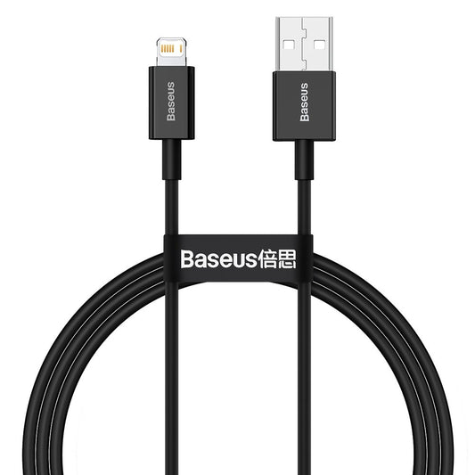Datový a nabíjecí kabel USB-A - Lightning Baseus Superior Series, 20W, 1m, černý CALYS-A01