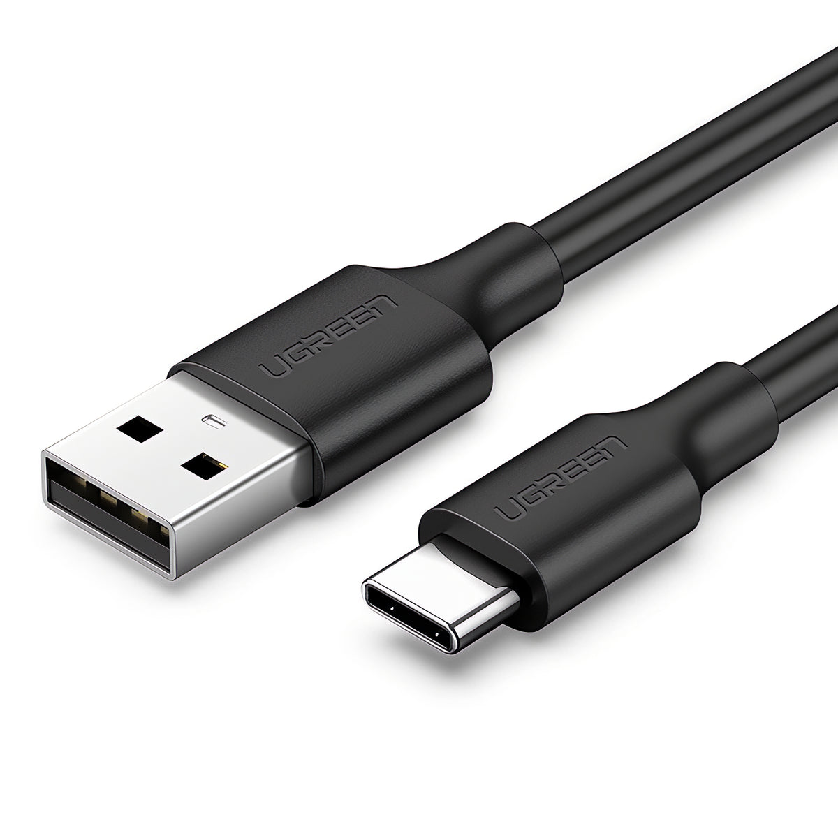 Datový a nabíjecí kabel USB-A - USB-C UGREEN US287, 18W, 1,5m, černý