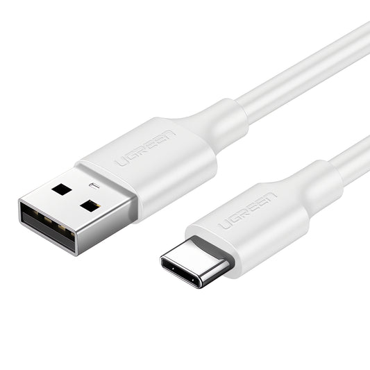 Datový a nabíjecí kabel USB-A - USB-C UGREEN US287, 60W, 1m, bílý