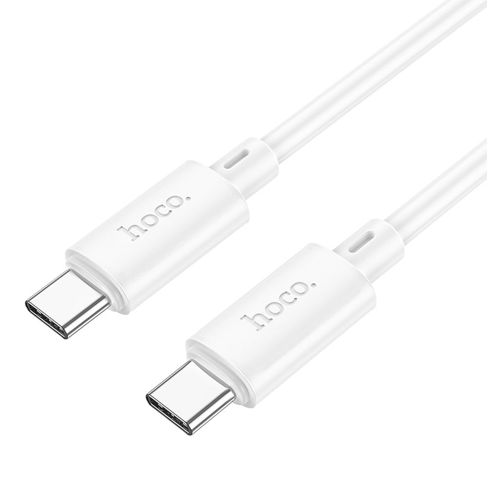 Datový a nabíjecí kabel USB-C - USB-C HOCO X88, 60W, 1m, bílý
