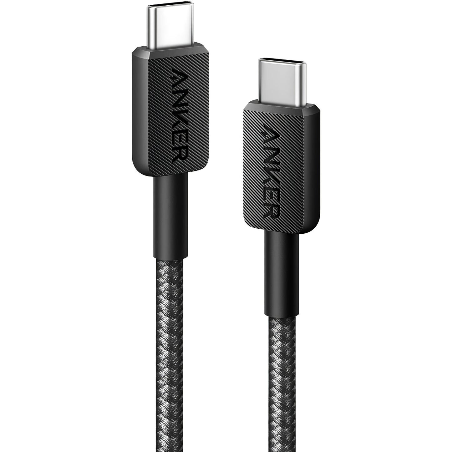 Datový a nabíjecí kabel USB-C - USB-C Anker 322, 60W, 0.9m, Černý A81F5G11
