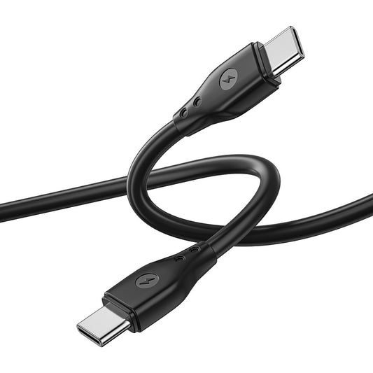 Datový a nabíjecí kabel USB-C - USB-C WiWu Wi-C002, 67W, 1m, černý