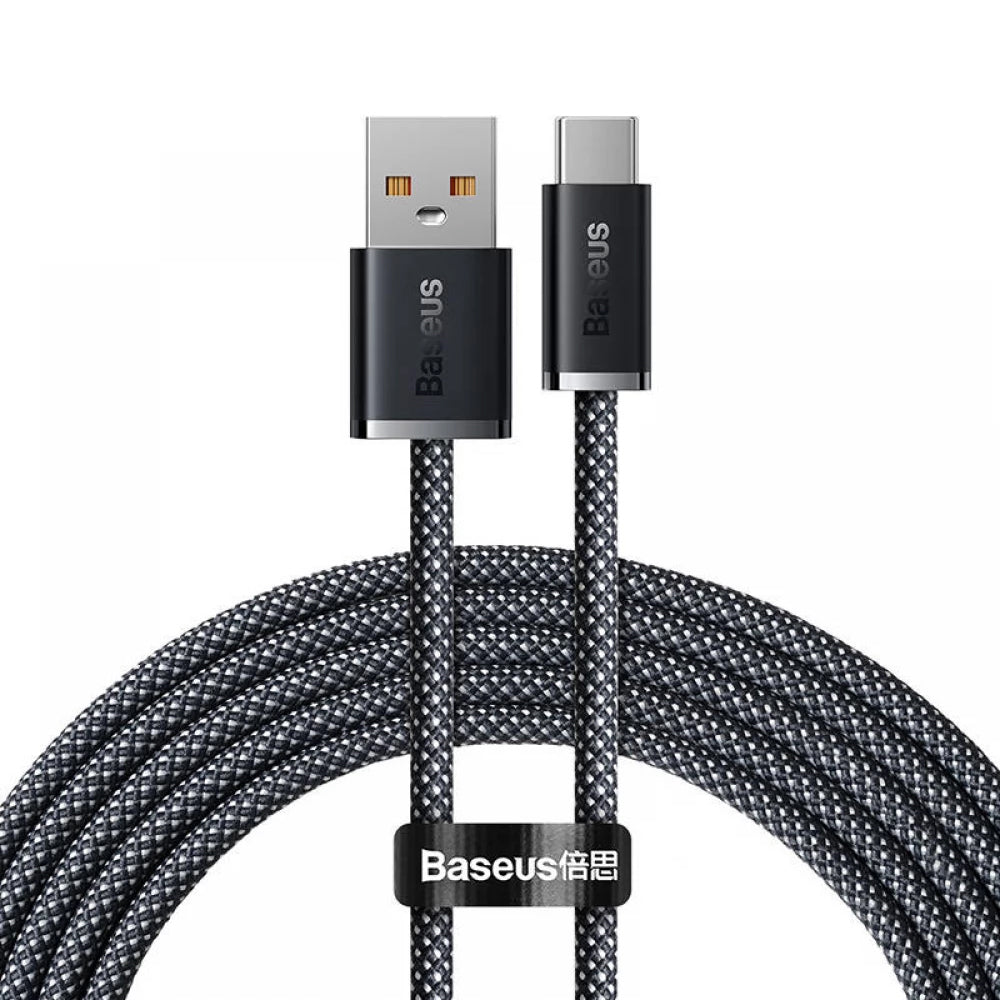 Datový a nabíjecí kabel USB-A - USB-C Baseus Dynamic Series, 100W, 2m, šedý CALD000716