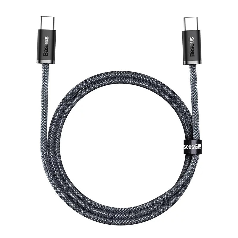 Kabel pro data a nabíjení USB-C - USB-C Baseus Dynamic Series, 100W, 1m, šedý CALD000216