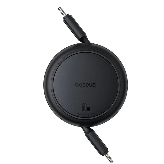 Kabel pro data a nabíjení USB-C - USB-C Baseus Free2Pull Mini Retractable, 60W, 1m, Černý P10364500111-01